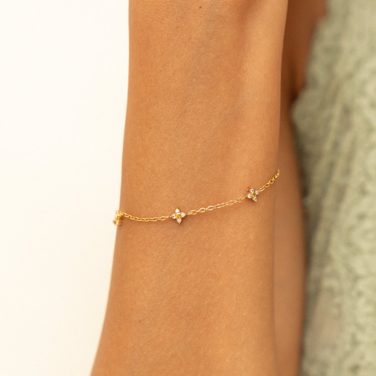 Kleeblatt-Armband