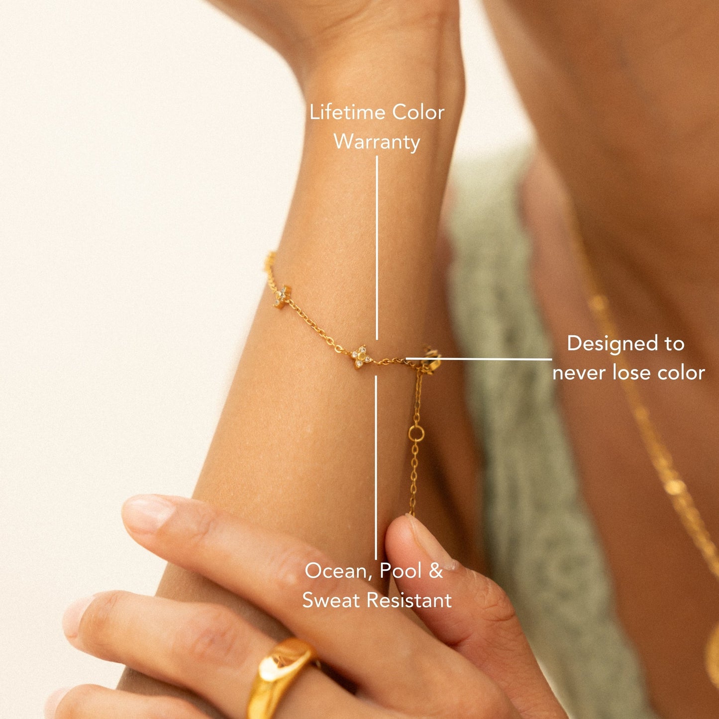 Kleeblatt-Armband