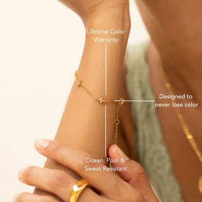 Kleeblatt-Armband