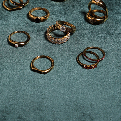 „Bordeaux“ dünner Ring